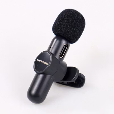 TaffSTUDIO Wireless Lavalier Microphone Vlogger Lightning 2 Mic 2.4GHz - G10 - Black — gambar 3