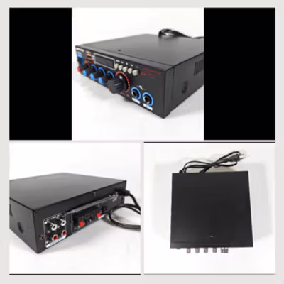 TaffSTUDIO Audio Amplifier HiFi Bluetooth 5.0 Stereo 2 Channel 800W - BT-309A - Black — gambar 3