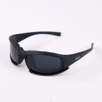 Daisy X7 Kacamata Sepeda dengan 4 Lensa Cycling Polarized Sunglasses - Black — gambar 3