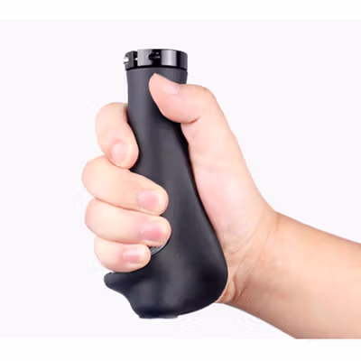 Deemount Grip Gagang Sepeda Ergonomic Handlebar Rubber - BGP-110 - Black — gambar 3