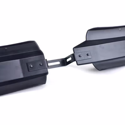 RICHBIT Spakbor Sepeda Depan dan Belakang MTB Bike Mud Guard - A2A02 - Black — gambar 3