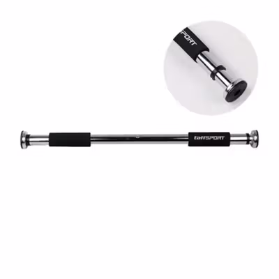 TaffSPORT Tiang Latihan Pull Up Pintu Door Gym Bar Solid Grip 62-100cm - HW139501 - Black — gambar 3