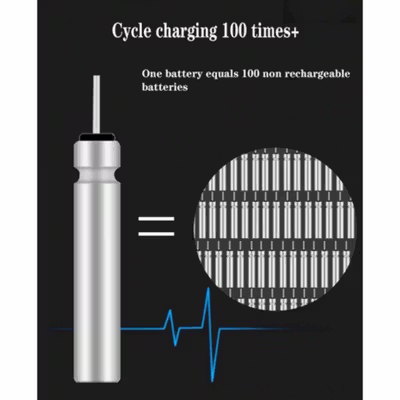 TaffSPORT Baterai Pelampung Pancing LED Rechargeable CR425 USB Charger - LK25 - Silver — gambar 3