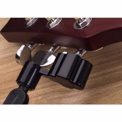 TaffSTUDIO Alat Pasang Senar Gitar 3in1 String Cutter Winder Puller - WLZ-24R - Black — gambar 3