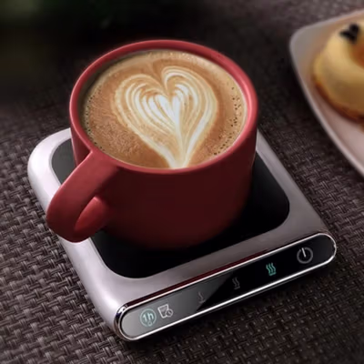 Luckima Pemanas Elektrik Tatakan Gelas Teapot Heating 10W - BW-1901 - White — gambar 3