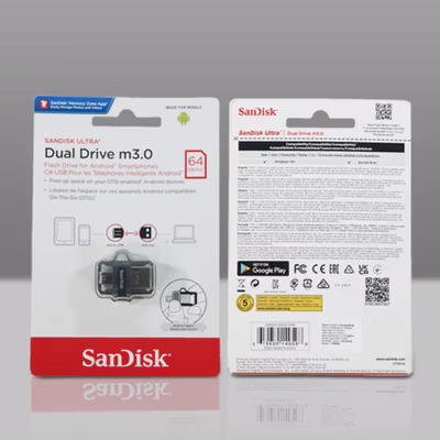SanDisk Ultra Dual Drive Micro USB 3.0 64GB-SDDD3-64G - Black — gambar 3