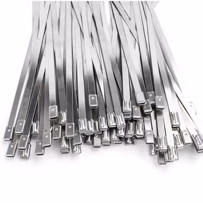 ISFRIDAY Kabel Ties Stainless Steel Anti Karat Multifungsi 100 PCS 4.6x450mm - IF10 - Silver — gambar 3