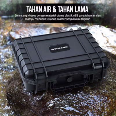 TaffGUARD Kotak Perkakas Multifungsi ABS Spons Storage Tool Box 25cm - TH23 - Black — gambar 3