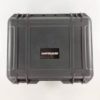 TaffGUARD Kotak Perkakas Multifungsi Plastik PP Busa Storage Tool Box 43cm - TH05 - Black — gambar 3