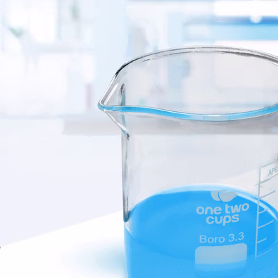 One Two Cups Gelas Ukur Lab Kimia Multifungsi Borosilicate Glass 100ml - GG-17 - Transparent — gambar 3
