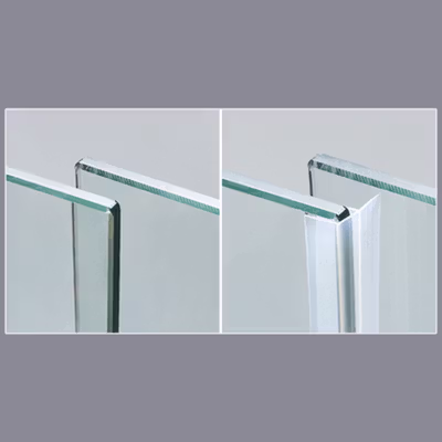 Alloet Lis Sela Pintu Silicone Door Sealing Strip Type F 1M 6mm - TP40 - Transparent — gambar 3