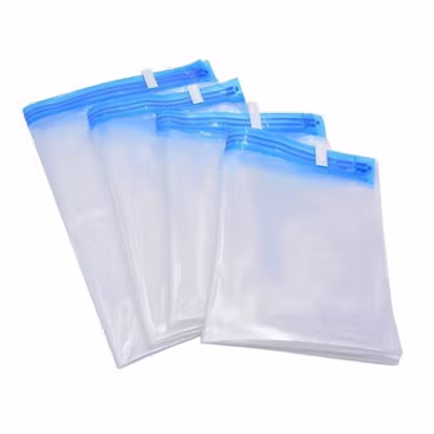 TaffPACK Kantong Plastik Vacuum Sealer Storage Bag 5 PCS 50x70cm - ZKD002 - No Color — gambar 3
