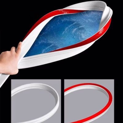 ALEENK Water Stopper Bathroom Wastafel Karet Penahan Air 3cm 2M - AL3CM - White — gambar 3