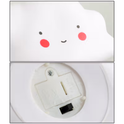 FGHGF Lampu Tidur LED Anak Karakter Lucu 1W Awan - FGH01 - White — gambar 3