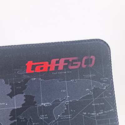TaffGO Gaming Mouse Pad Desk Mat Motif Peta Dunia 300x800x2mm - MP002 - Black — gambar 3