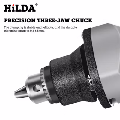 HILDA Bor Listrik Mini Electric Drill Polishing Engraver Grinder 400W - MD400 - No Color — gambar 3