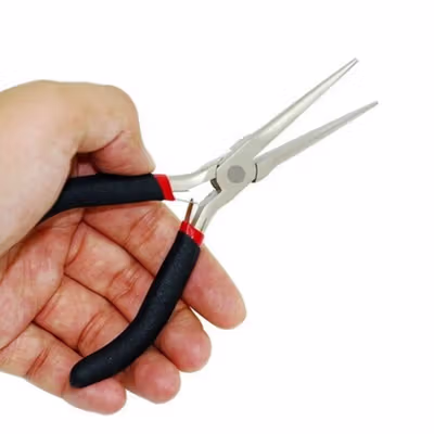Urijk Tang Kabel Multifungsi Insulated Wire Cable Cutter Pliers 15cm Needle Nose - M2941 - No Color — gambar 3