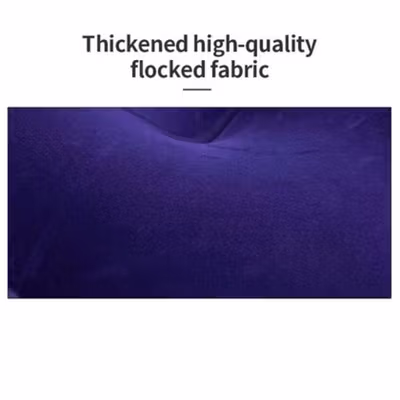 TaffSPORT Kasur Matras Angin Manual Sleeping Pad Inflatable 186x130cm - DB-28 - Navy Blue — gambar 3