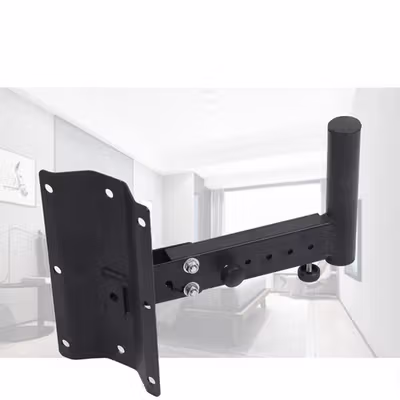 WELSBERG Bracket Speaker Stand Dinding Wall Mount Telescopic 2 PCS - SPS-501 - Black — gambar 3