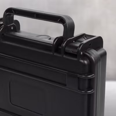 TaffGUARD Kotak Perkakas Multifungsi Plastik PP Busa Storage Tool Box 19cm - TH05 - Black — gambar 3