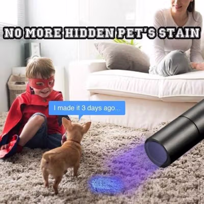 TaffLED Senter UV Mini Rechargeable Money Detector 365nm 500mAh - S11-Z - Black — gambar 3