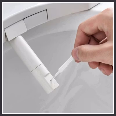 TaffHOME Sikat Mini Pembersih Shower Lubang Kecil 10 PCS - RC10 - White — gambar 3