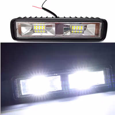 TaffLED Lampu Sorot Mobil LED Floodlight Headlight Cool White 16W - C20-ES - Black — gambar 3
