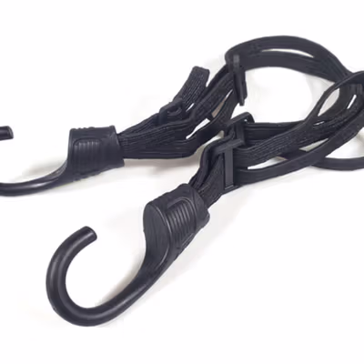 MOTOWOLF Tali Pengikat Helm Motor Strap Adjustable 2 Hook 60cm - WP01 - Black — gambar 3