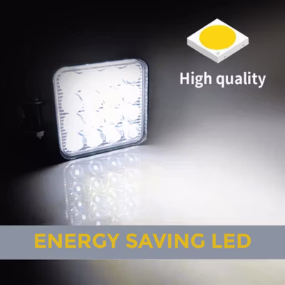 DXZ Lampu Sorot Tembak Mobil LED Floodlight Cool White IP67 12V 48W - AS4 - Black — gambar 3