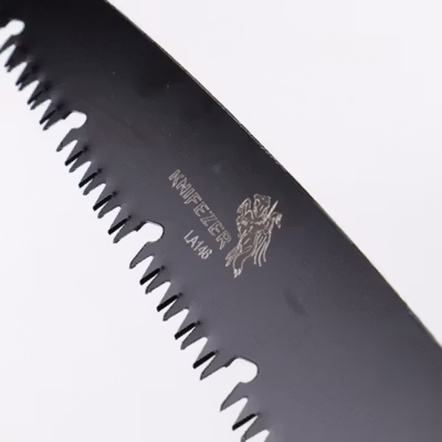 KNIFEZER Gergaji Kayu Lipat Wood Pruning Hand Saw High Hardness 180mm - LA146 - Black — gambar 3