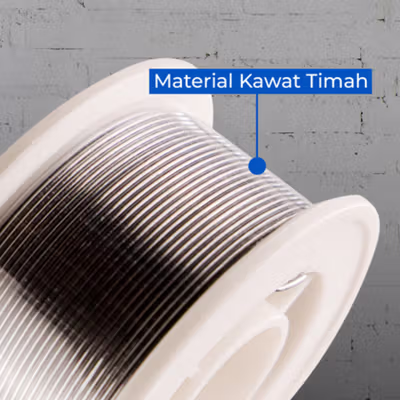 Taffware Kawat Timah Solder Sn35/Pb65 100 g 0.8mm - B-2 - No Color — gambar 3