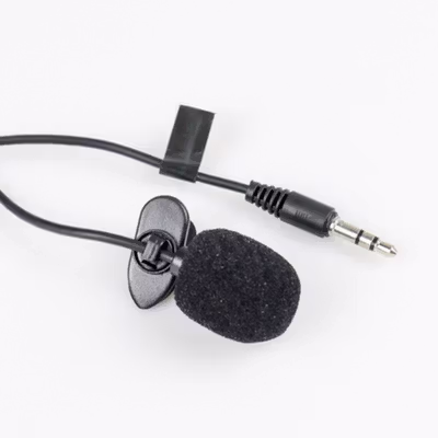 TaffSTUDIO 3.5mm Microphone Clip for Smartphone Laptop Tablet 150cm - SR-503 - Black — gambar 3