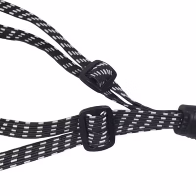 MOTOWOLF Tali Pengikat Helm Motor Strap Adjustable 2 Hook 60cm - WP01 - Black White — gambar 3