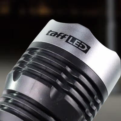 TaffLED Lampu Depan Sepeda LED XML-Q5 Waterproof CR2032 500 Lumens - ZHA14 - Black — gambar 3