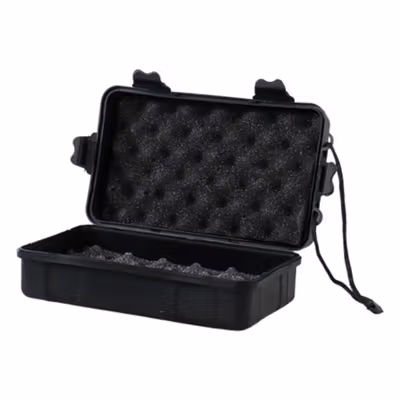 TaffGUARD Box Kotak Penyimpanan Plastik Senter LED 19x11x6.5cm - FN04 - Black — gambar 3