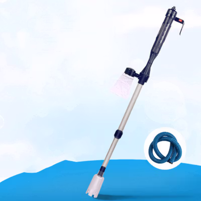 iLONDA Pompa Ganti Air Aquarium Water Gravel Cleaner Pump 520L/H - L68 - Dark Blue — gambar 3