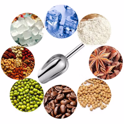 CANAMEK Sekop Es Measure Scoop Sweet Candy Buffet Food Stainless Steel XXL - CAN02 - Silver — gambar 3