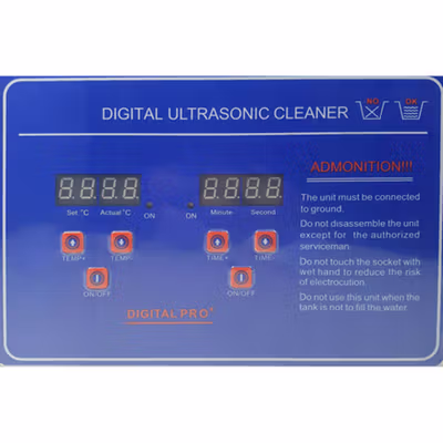 VEVOR Pembersih Perhiasan Ultrasonic Cleaning Machine 180W 6L - KZ-D6 - Silver — gambar 3