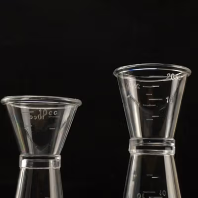 JK Gelas Ukur Bartender Double Jigger Measuring Cup S - JK-225 - Transparent — gambar 3