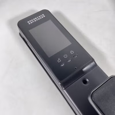 TaffHOME Smart Door Lock Fingerprint 3D Face Recognition Card - X5 - Black — gambar 3