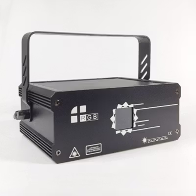 Alien Lampu Proyektor Disco RGB Animation Laser Bluetooth DMX512 500mW - F6A - Black — gambar 3