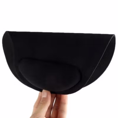Brila Mouse Pad Ultra Slim Wrist Rest Anti Slip 200x235x10mm - B639 - Black — gambar 3