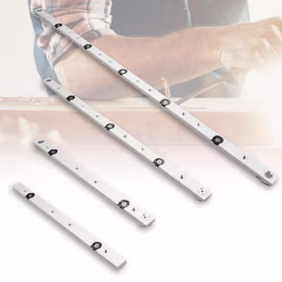 FNICEL T-tracks Slot Miter Slider Bar Woodworking with Stop 300mm - Silver — gambar 3