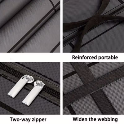 YOUFEN Tas Travel Jinjing Duffle Bag Polyester 75x36x33cm - X75 - Black — gambar 3