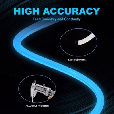 ERYONE Filament PLA Luminous Printer 3D Glow in The Dark 1.75mm 200g - F005 - Blue — gambar 3