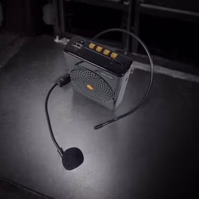 Burt-s Speaker Pinggang Microphone Bluetooth Amplifier Wired - S61 - Black — gambar 3