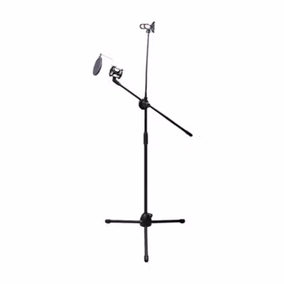 TaffSTUDIO Microphone and Smartphone Stand Holder 360 Degree - MS-70B - Black — gambar 3