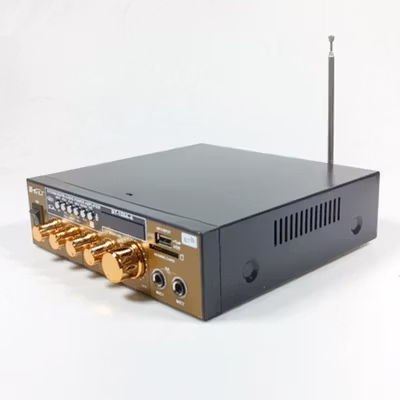TELI Audio Amplifier Bluetooth Record Loop Playback 12V/220V - BT-158A-A - Brown — gambar 3