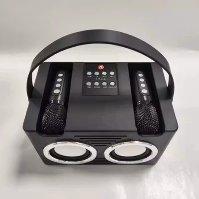 Yism Speaker Bluetooth Portable Karaoke with Wireless Microphone - WJ-A830 - Black — gambar 3