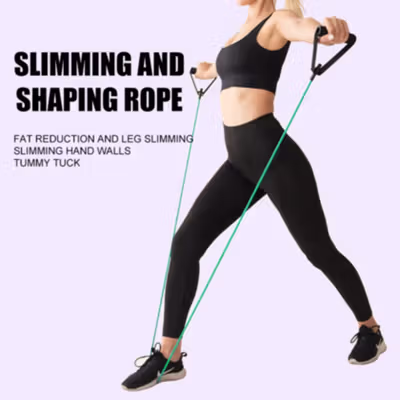 ARMS Tali Stretching Olahraga Yoga Fitness Portable Resistance Band - AR403 - Red — gambar 3